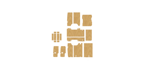 Mercedes Sprinter MWB 2006-2018 kit layout diagram