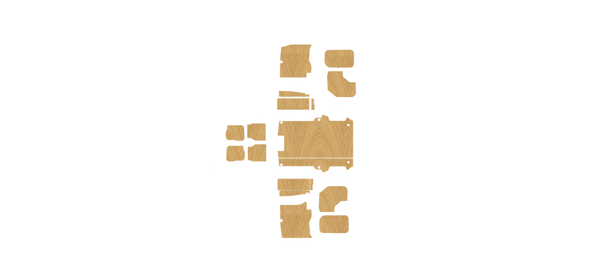 Citroen Dispatch L1 Compact 2016-ON kit layout
