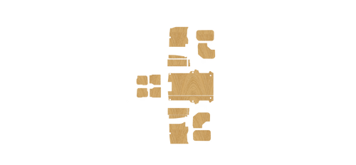 Citroen Dispatch L1 Compact 2016-ON kit layout diagram