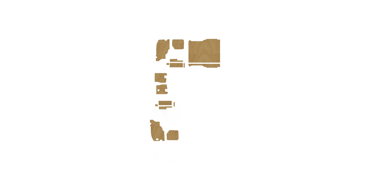Citroen Berlingo 1996-2008 kit layout