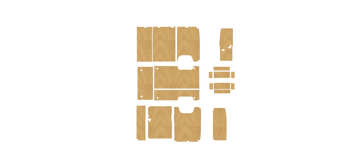 Peugeot Boxer LWB 1994-2006 kit layout