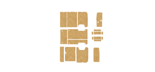 Peugeot Boxer LWB 1994-2006 kit layout diagram