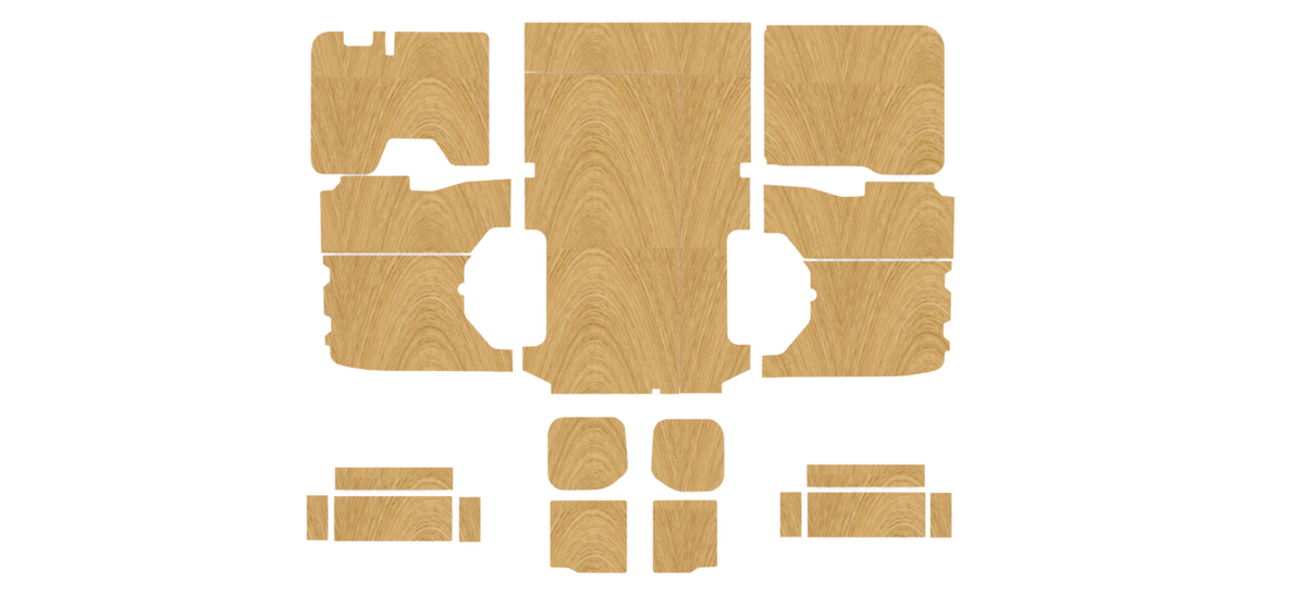 Ford Custom LWB 2012-2023 kit layout