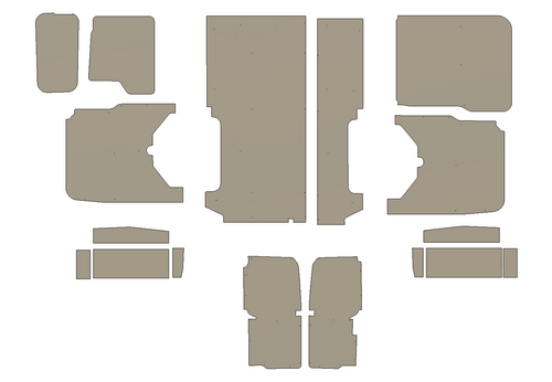Ford Custom SWB 2012-2023 ply lining kit - image 2