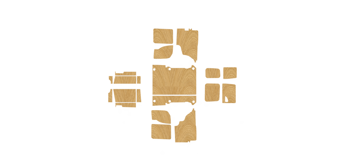 Fiat Doblo 2000-2010 kit layout