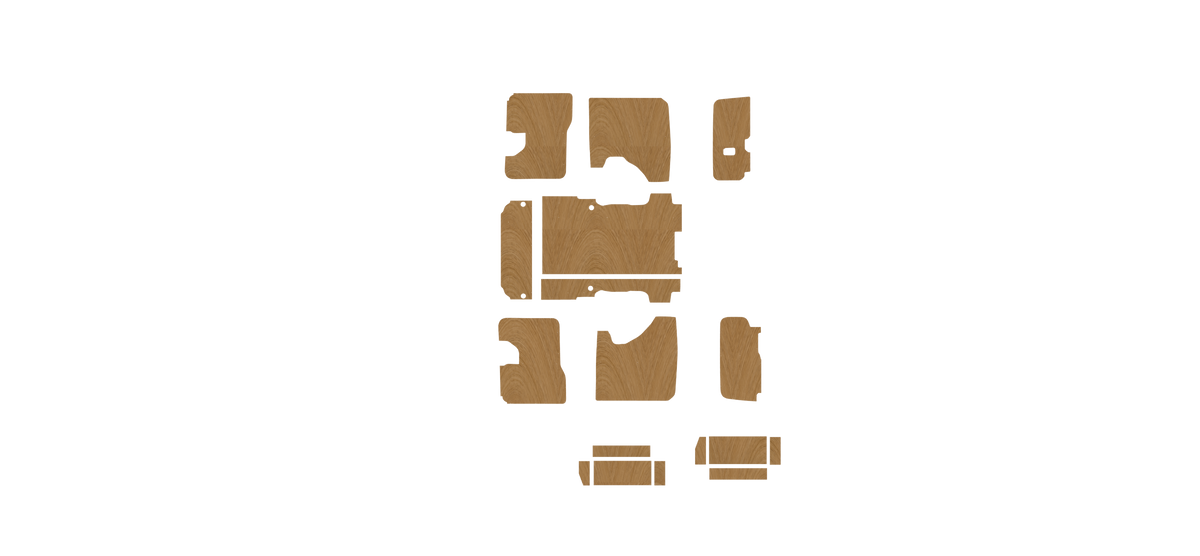 Peugeot Expert L2 2007-2016 kit layout