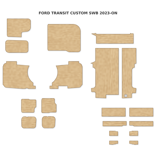 Ford Transit Custom SWB 2023-ON