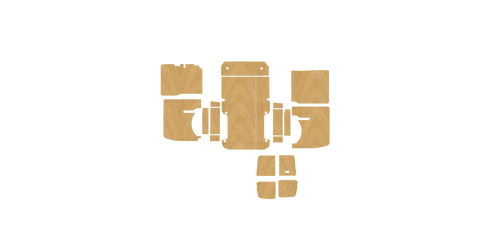 Toyota Hiace LWB 2004-2012 kit layout diagram