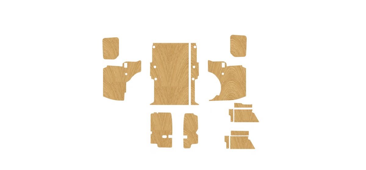 Renault Kangoo Maxi 2008-2019 kit layout