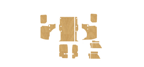 Renault Kangoo Maxi 2008-2019 kit layout diagram