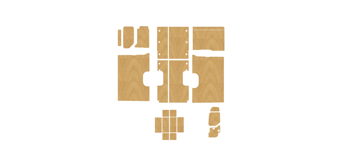 Renault Master L4 XLWB 2010-2024 kit layout