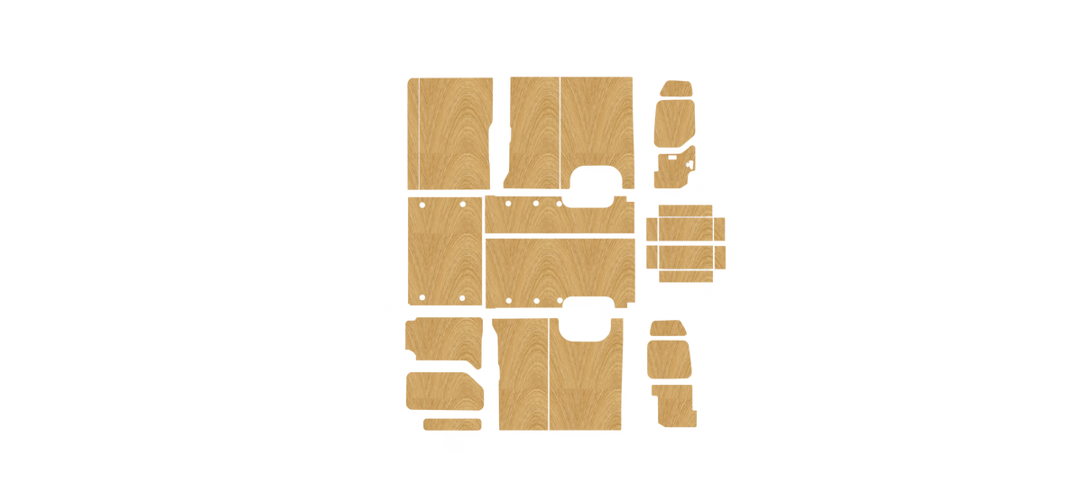 Renault Master L3 LWB 2010-2024 kit layout