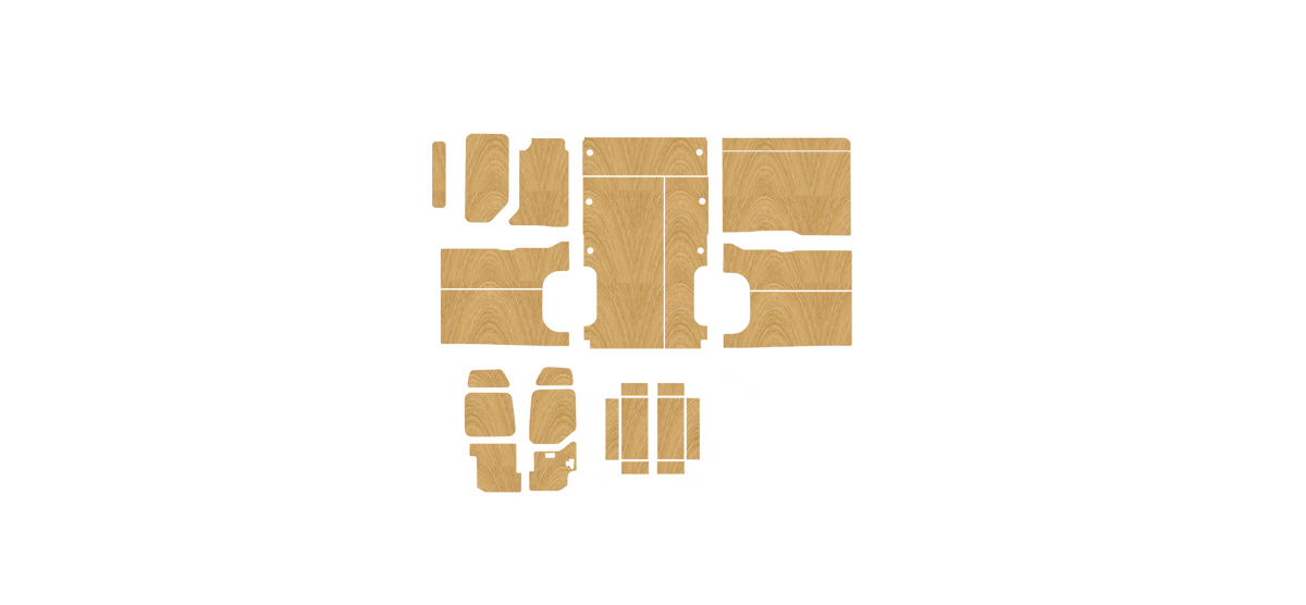 Renault Master MWB 2010-2024 kit layout