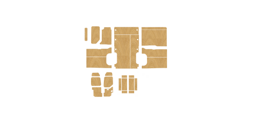 Renault Master MWB 2010-2024 kit layout diagram