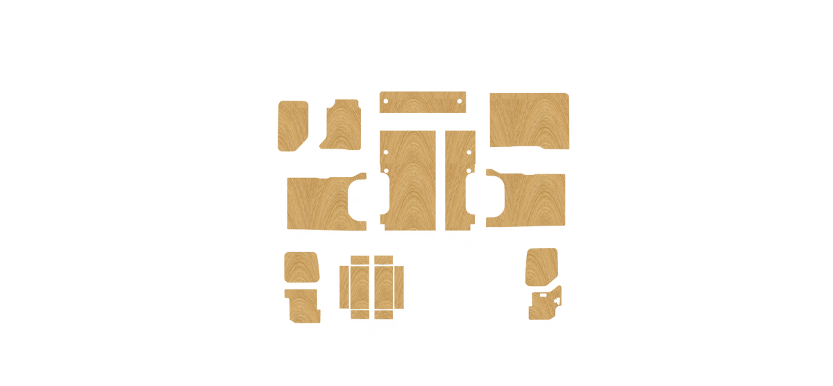 Renault Master SWB 2010-2024 kit layout