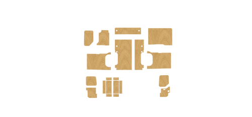 Renault Master SWB 2010-2024 kit layout diagram
