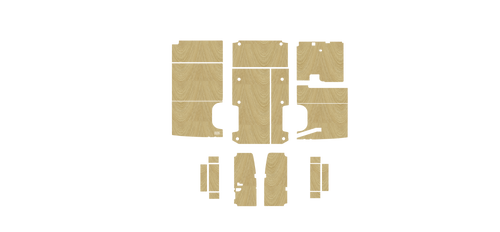 LDV Maxus V80 LWB 2016-2021 kit layout diagram