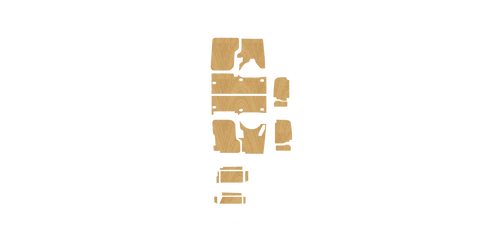 Ford Connect LWB BASE 2014-2023 kit layout diagram
