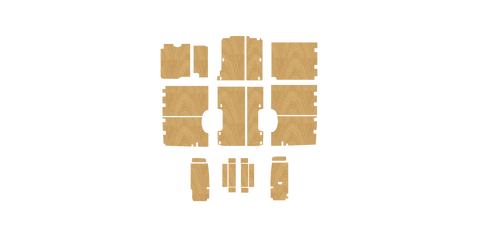 Volkswagen Crafter LWB L3 RWD 2017-ON kit layout diagram